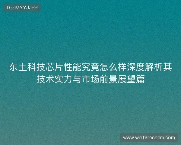 东土科技芯片性能究竟怎么样深度解析其技术实力与市场前景展望篇